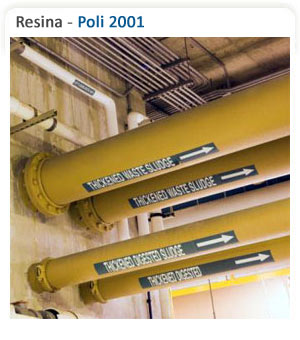 A Poli 2001 possui como características: Média reatividade, alta resistência a hidrólise, alta resistência química e alta adesão em PVC